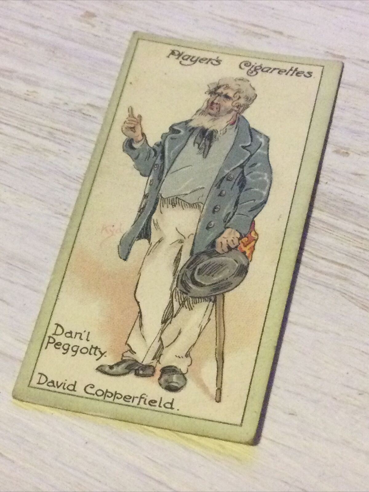 Players Cigarette Card - Characters From Dickens - No. 40 Daniel Peggotty David Copperfield
