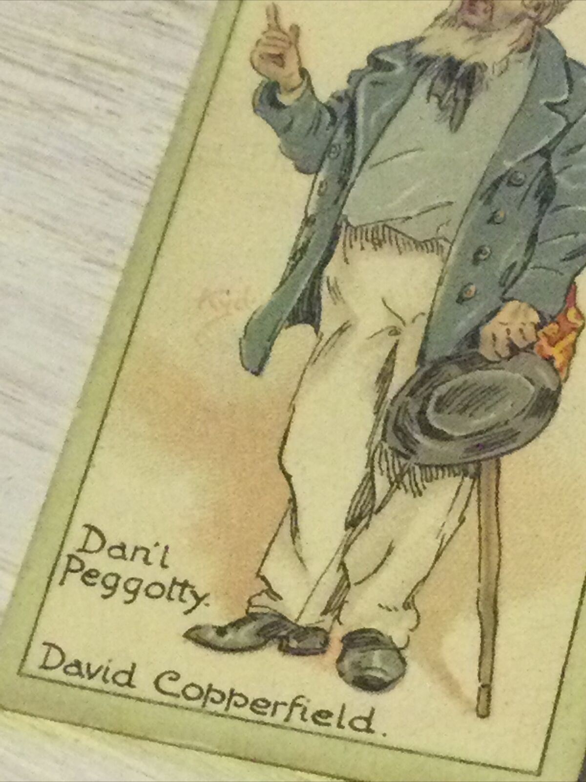 Players Cigarette Card - Characters From Dickens - No. 40 Daniel Peggotty David Copperfield