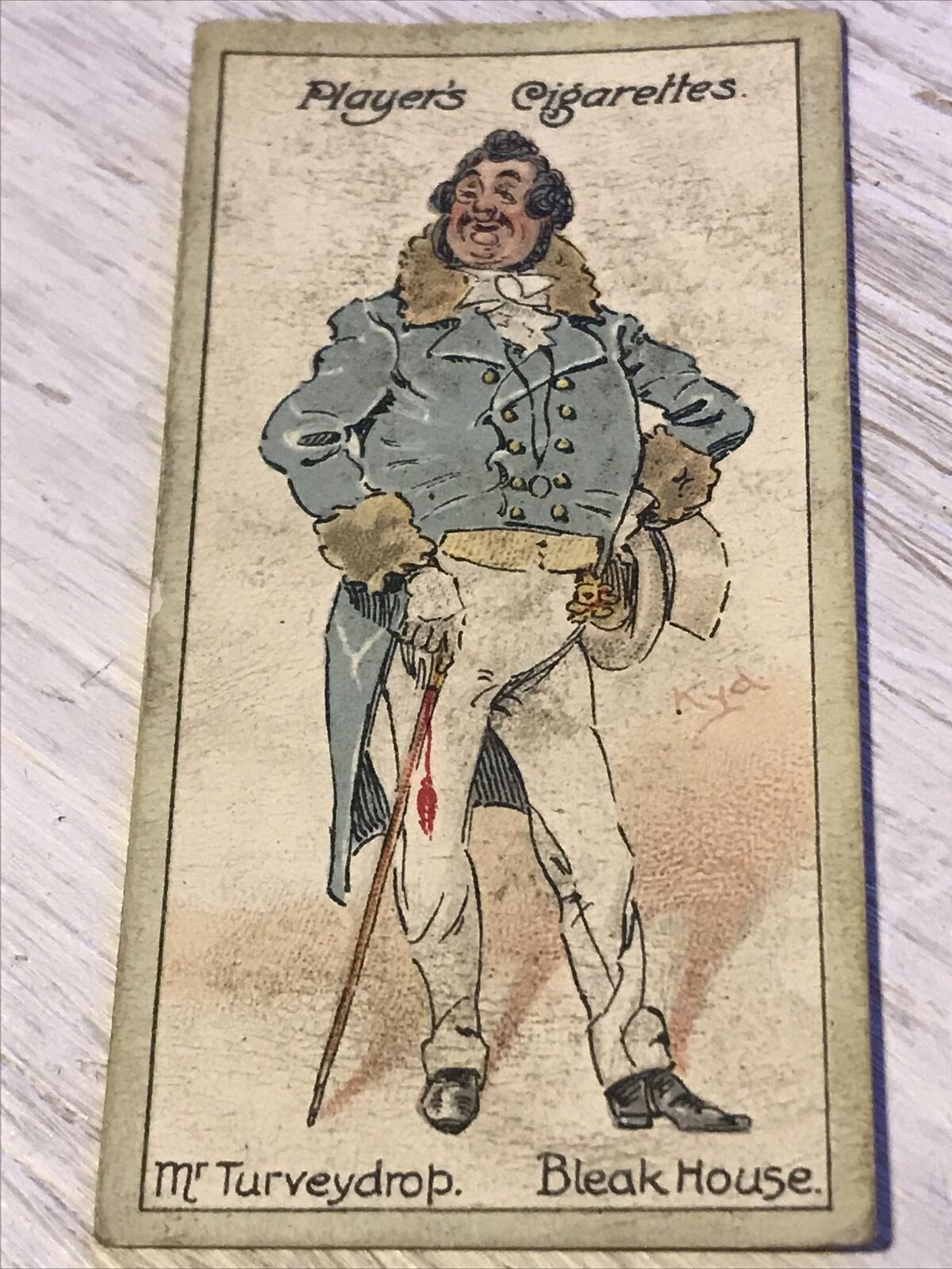 Players Cigarette Card Characters From Dickens No 47 Mr Turveydrop Bleak House