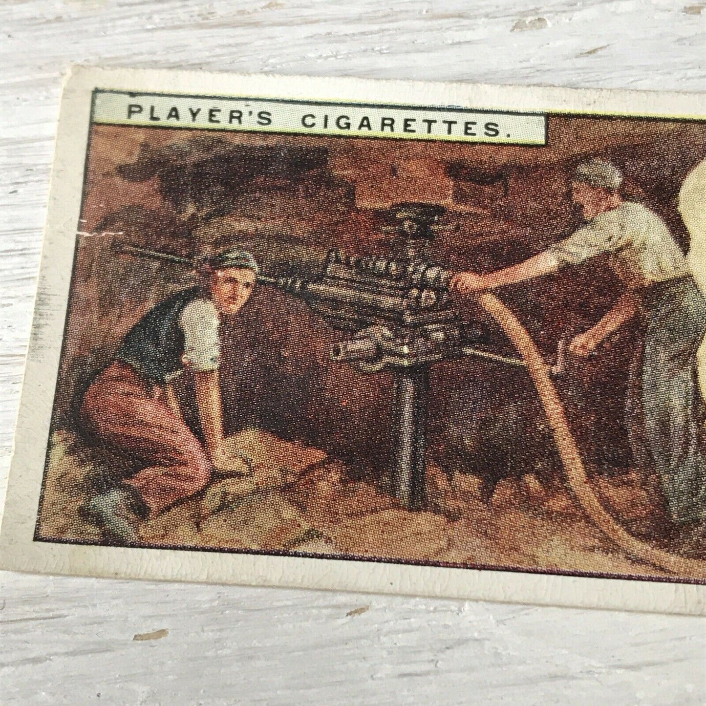 Vintage Players Cigarette Card - Products Of The World - No. 22 Gold - Drilling Blast Holes - South Africa