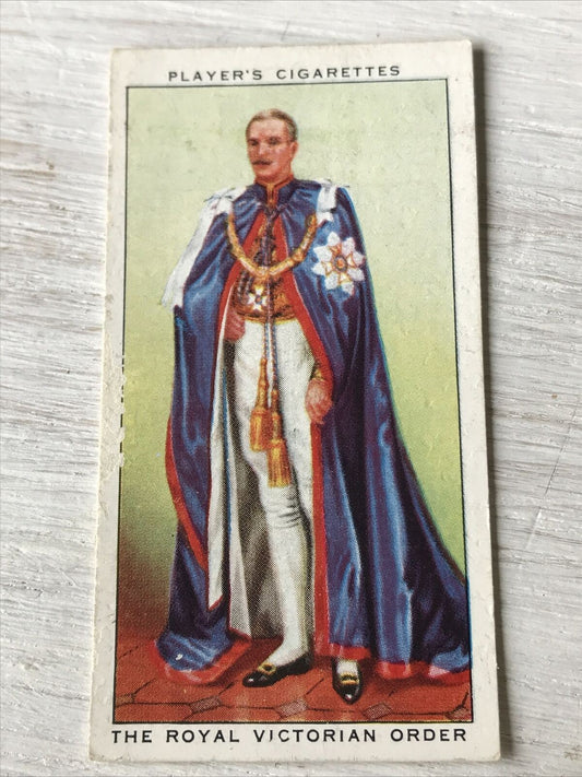 Vintage Players Cigarettes Card Coronation Series Ceremonial Dress 28 Royal Vict