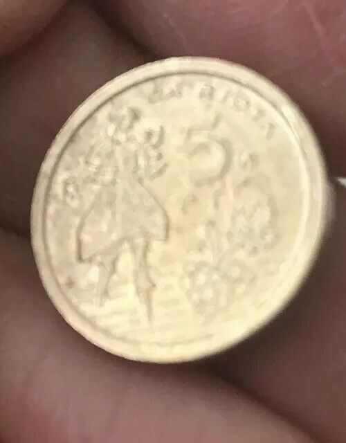 1996 Spain 5 Pesetas LA RIOJA Coin Espana Circulated