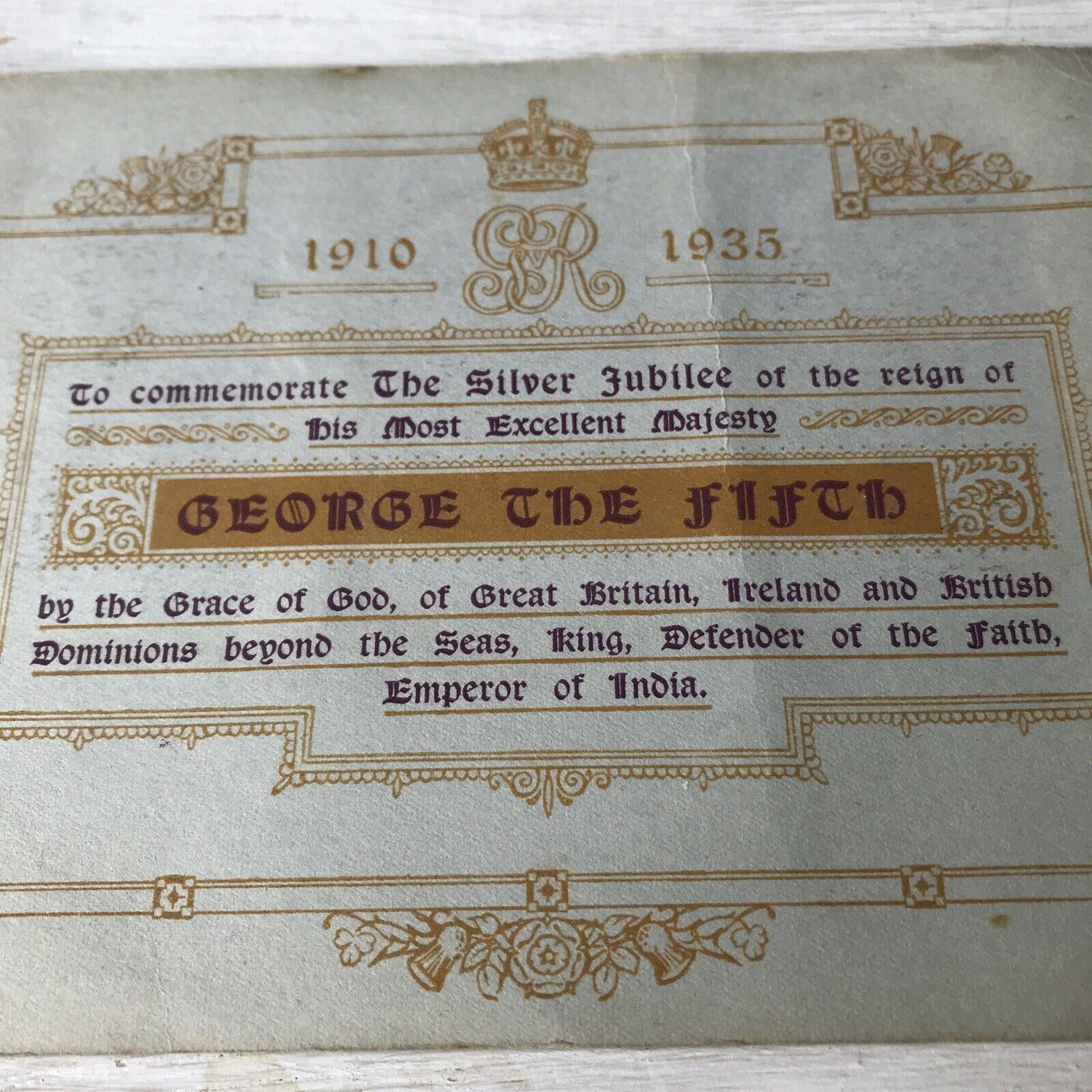 Wills Cigarette Cards Album Reign Of King George V Silver Jubilee COMPLETE SET