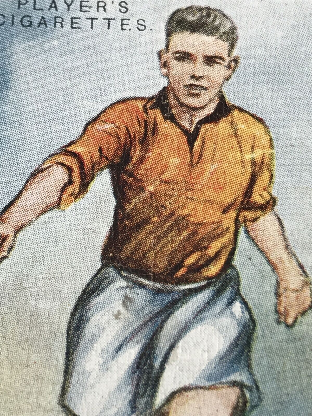 Players Cigarette Card Footballers 1928-9 - No. 58 - J Hampson - Blackpool - Vintage