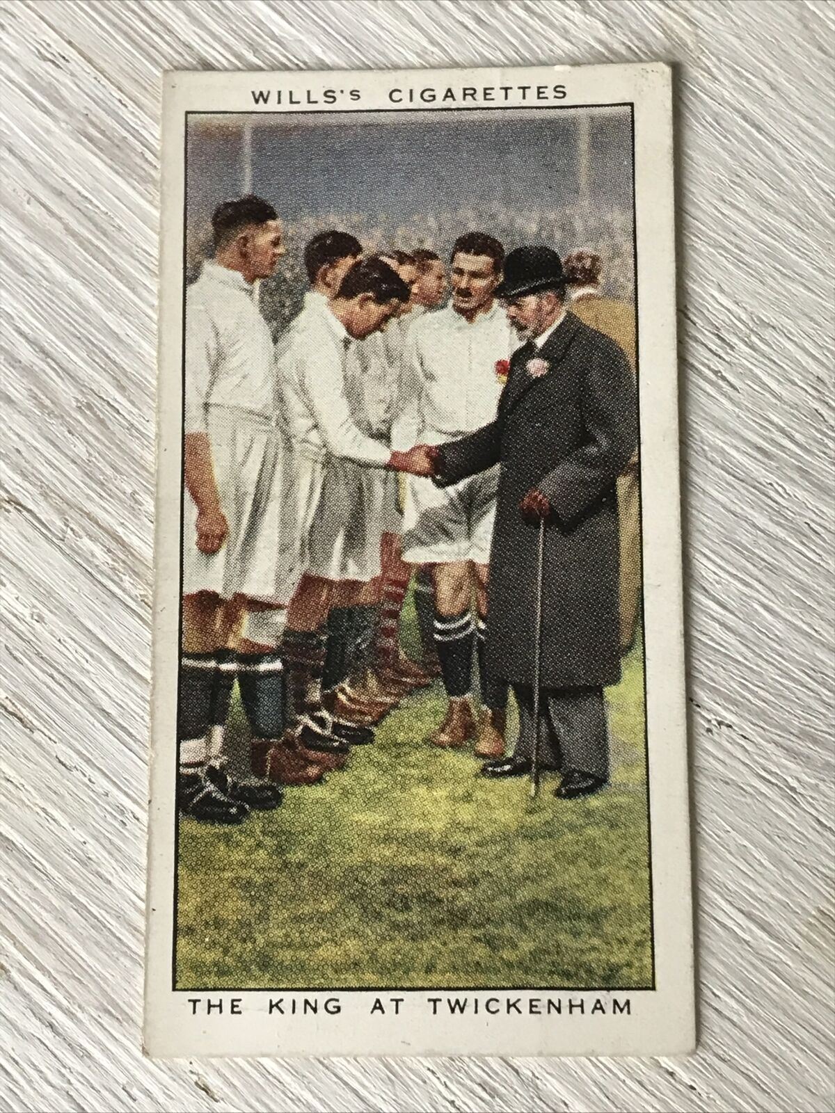 WILLS Cigarettes Card Reign Of H M King George V 31 King At Twickenham 1920s