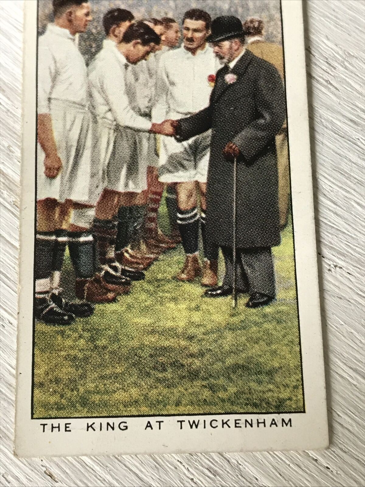 WILLS Cigarettes Card Reign Of H M King George V 31 King At Twickenham 1920s