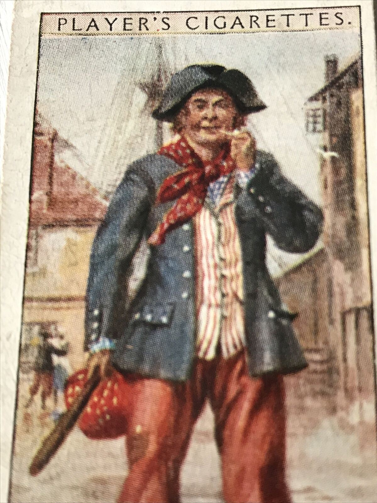Players Cigarette Card - History Of Naval Dress - No. 16-  A Seaman Of The 'Centurion' 1744