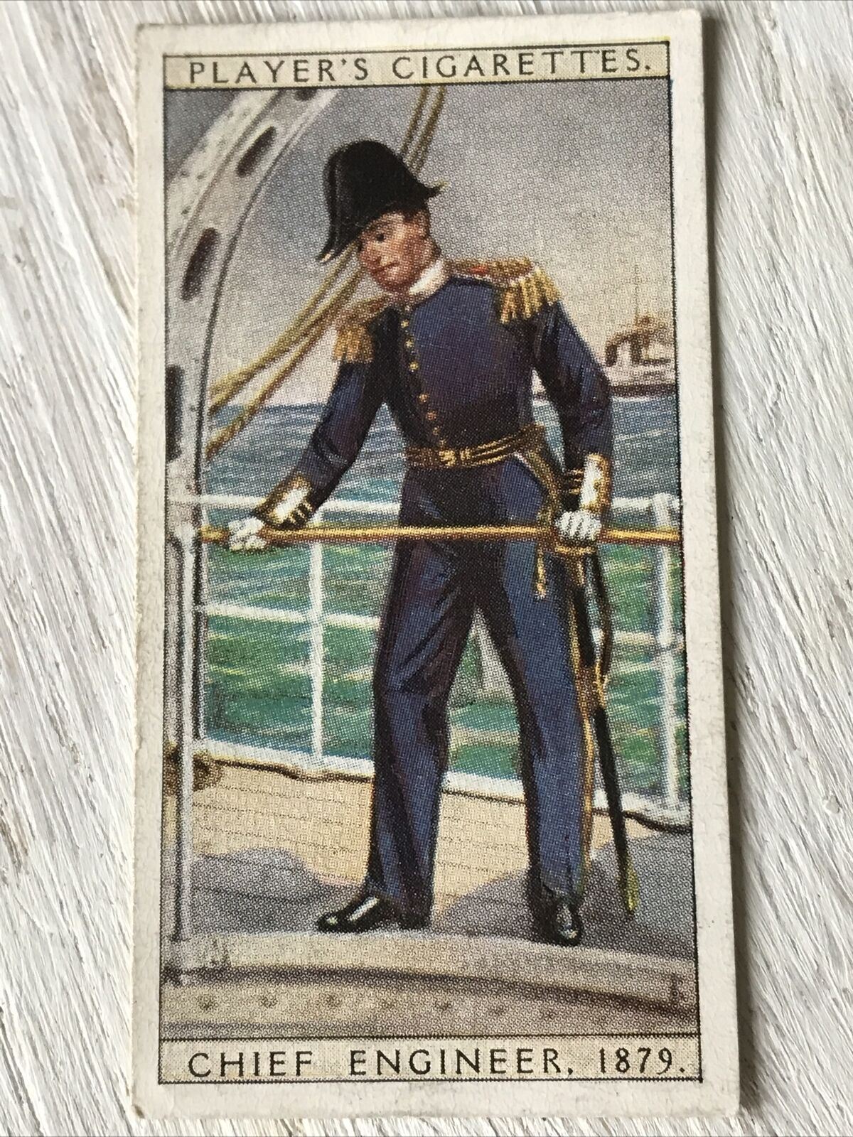 Players Cigarettes Card - History Of Naval Dress - No. 50 Chief Engineer - 1879 Steam Ship