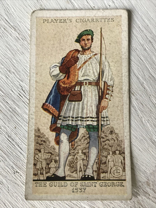 Players Cigarette Card - Uniforms Of The Territorial Army - No. 1 Guild Of St George