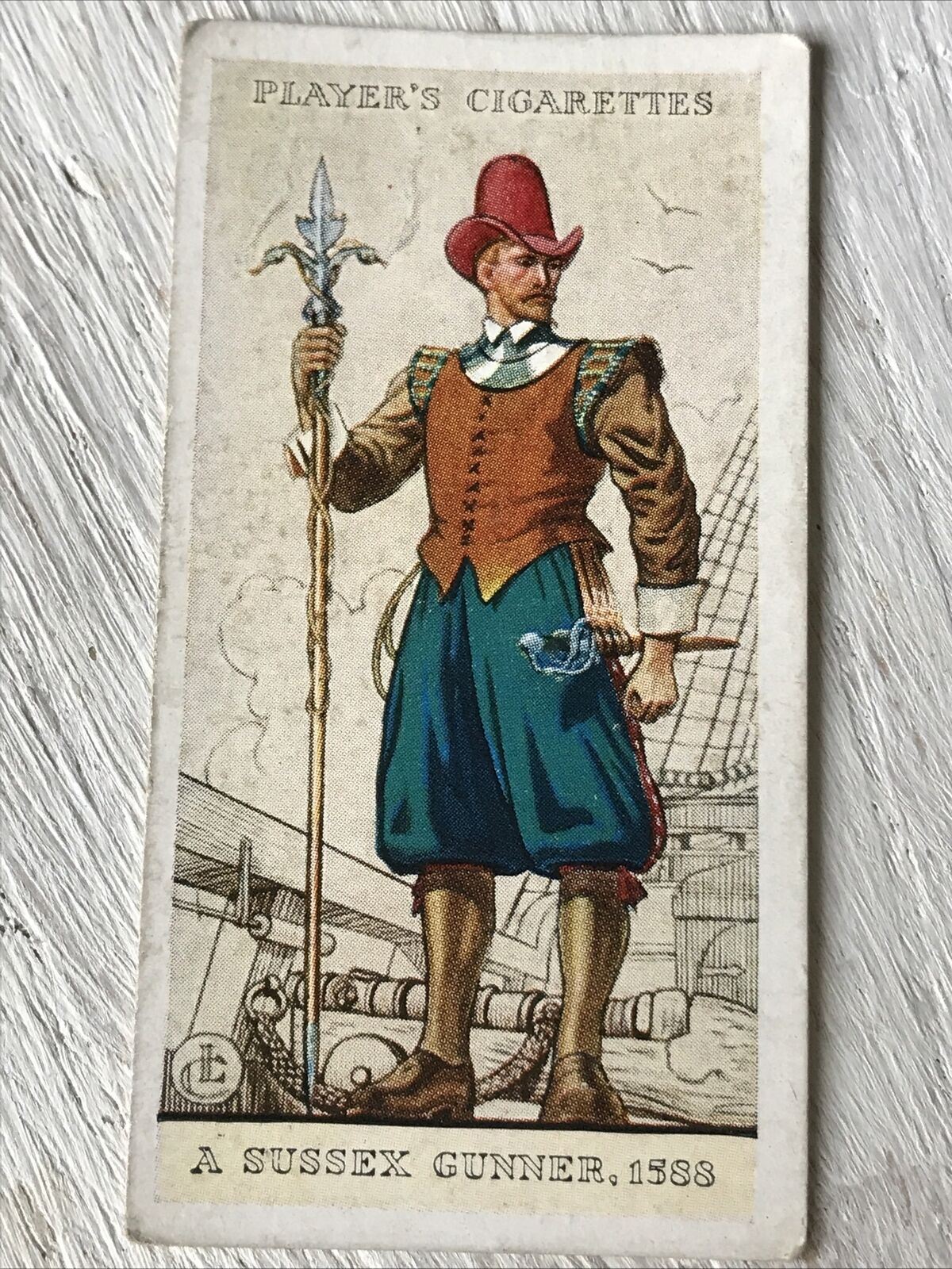 Players Cigarette Card - Uniforms Of The Territorial Army - No. 2 Sussex Gunner 1588