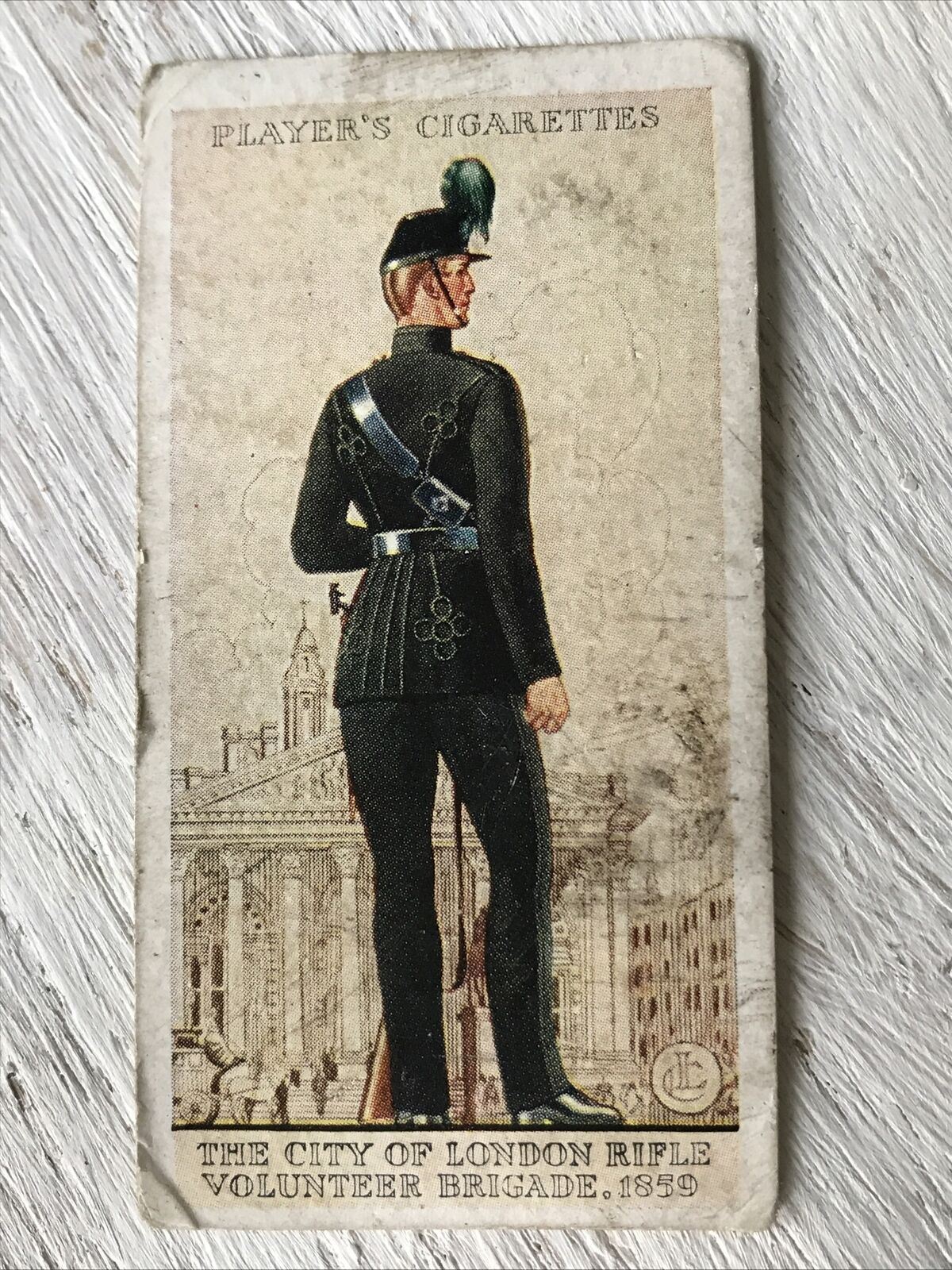 Players Cigarette Card - Uniforms Of The Territorial Army - No. 8 City Of London Rifle Volunteer Brigade
