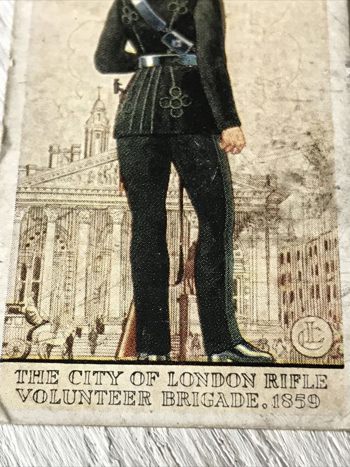 Players Cigarette Card - Uniforms Of The Territorial Army - No. 8 City Of London Rifle Volunteer Brigade