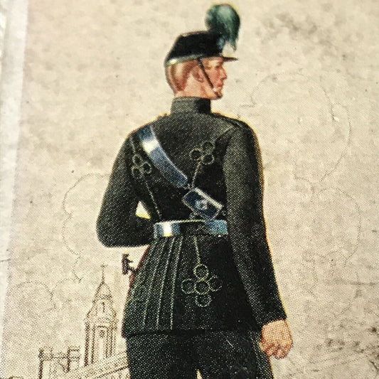 Players Cigarette Card - Uniforms Of The Territorial Army - No. 8 City Of London Rifle Volunteer Brigade