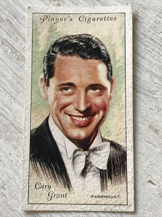 Players Cigarette Card Film Stars 2nd Series 22 Cary Grant Hollywood Actors