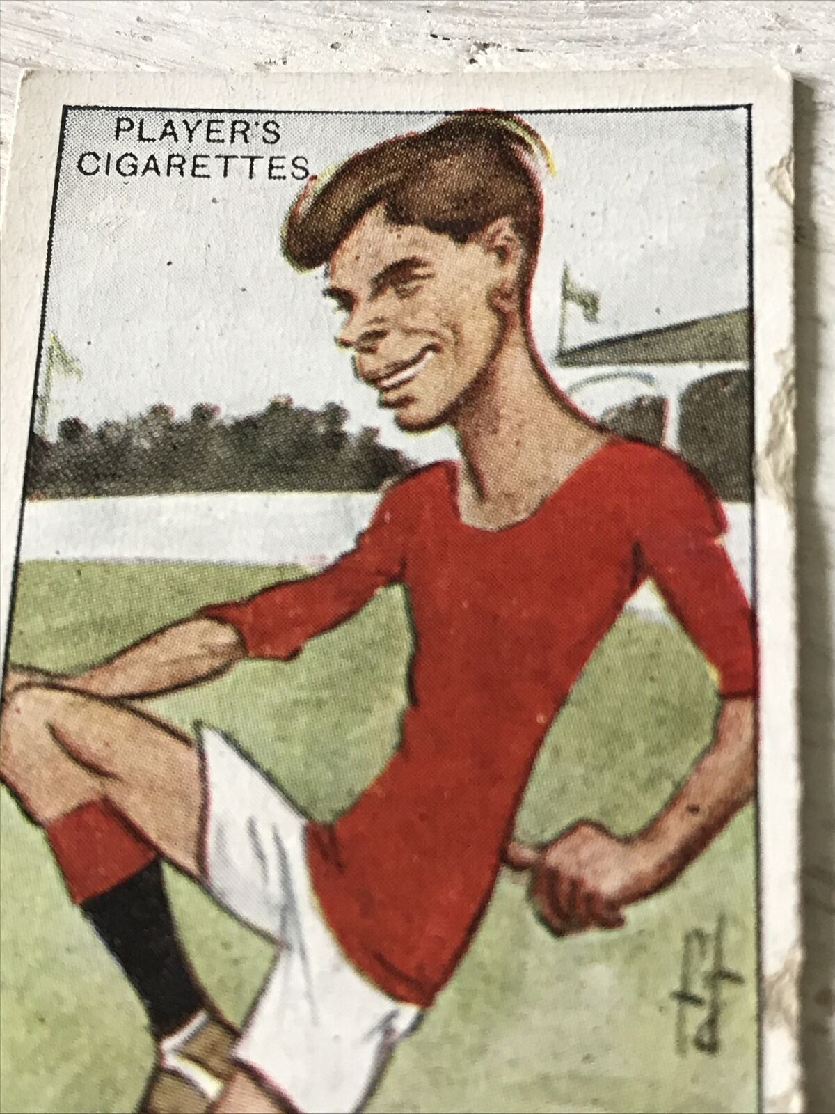 Players Cigarette Card - Football Caricatures By Rip - No. 4 Charles Murray Buchan