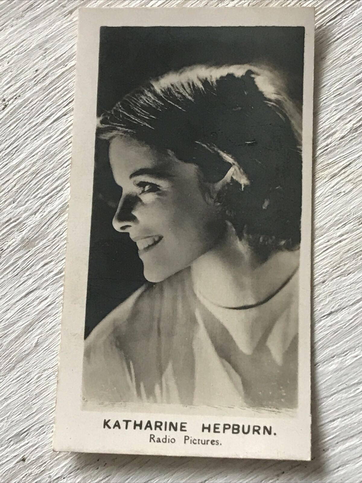 Chairman Juniors Cigarette Card Film Stars 54 Katherine Hepburn Memorabilia