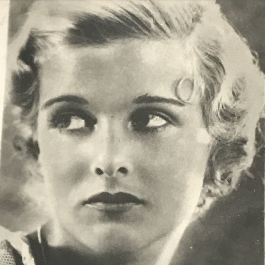 Chairman Juniors Cigarette Card - Film Stars - No. 24 Joan Bennett Photo - Little Women - Bulldog Drummond