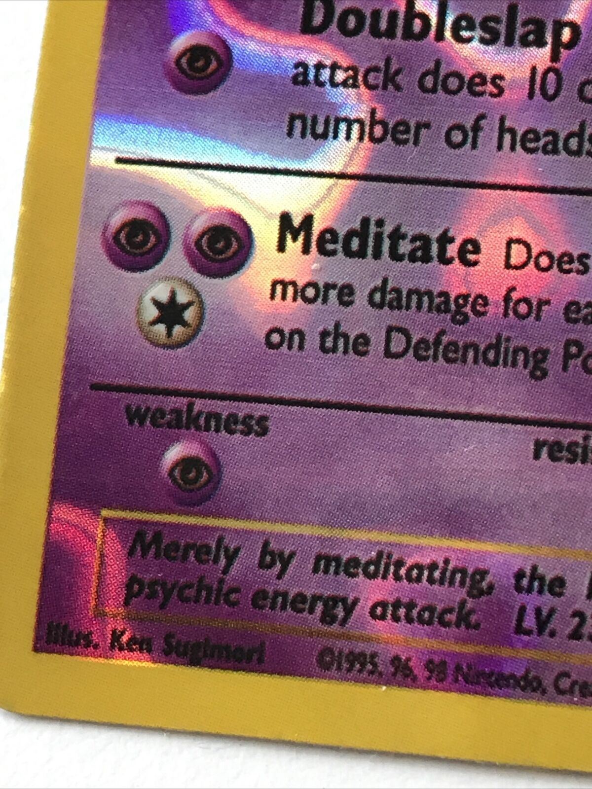 Vintage Pokemon Vending Sticker 1999-2000 Jynx Holo 45/130 Not Genuine?