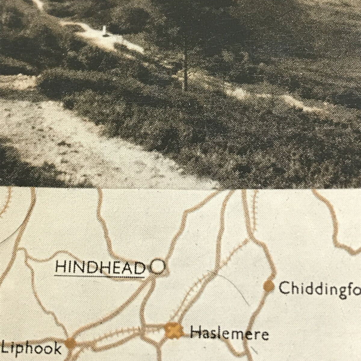 Churchmans Cigarette Card - Holidays In Britain - No. 11 - Hindhead Surrey - Vintage Photo