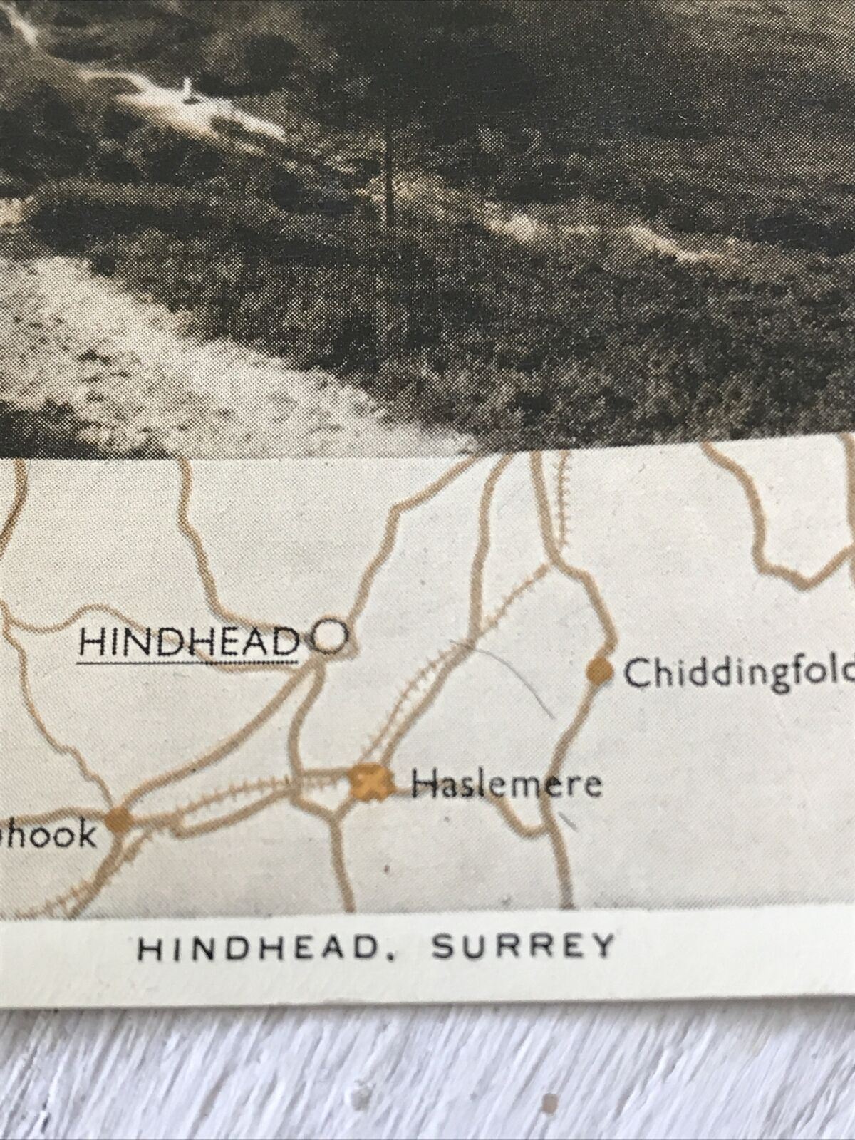 Churchmans Cigarette Card - Holidays In Britain - No. 11 - Hindhead Surrey - Vintage Photo
