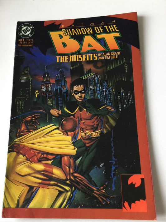 Batman Shadow Of The Bat #9 1993 DC Comics The Misfits Alan Grant Tim Sale Robin