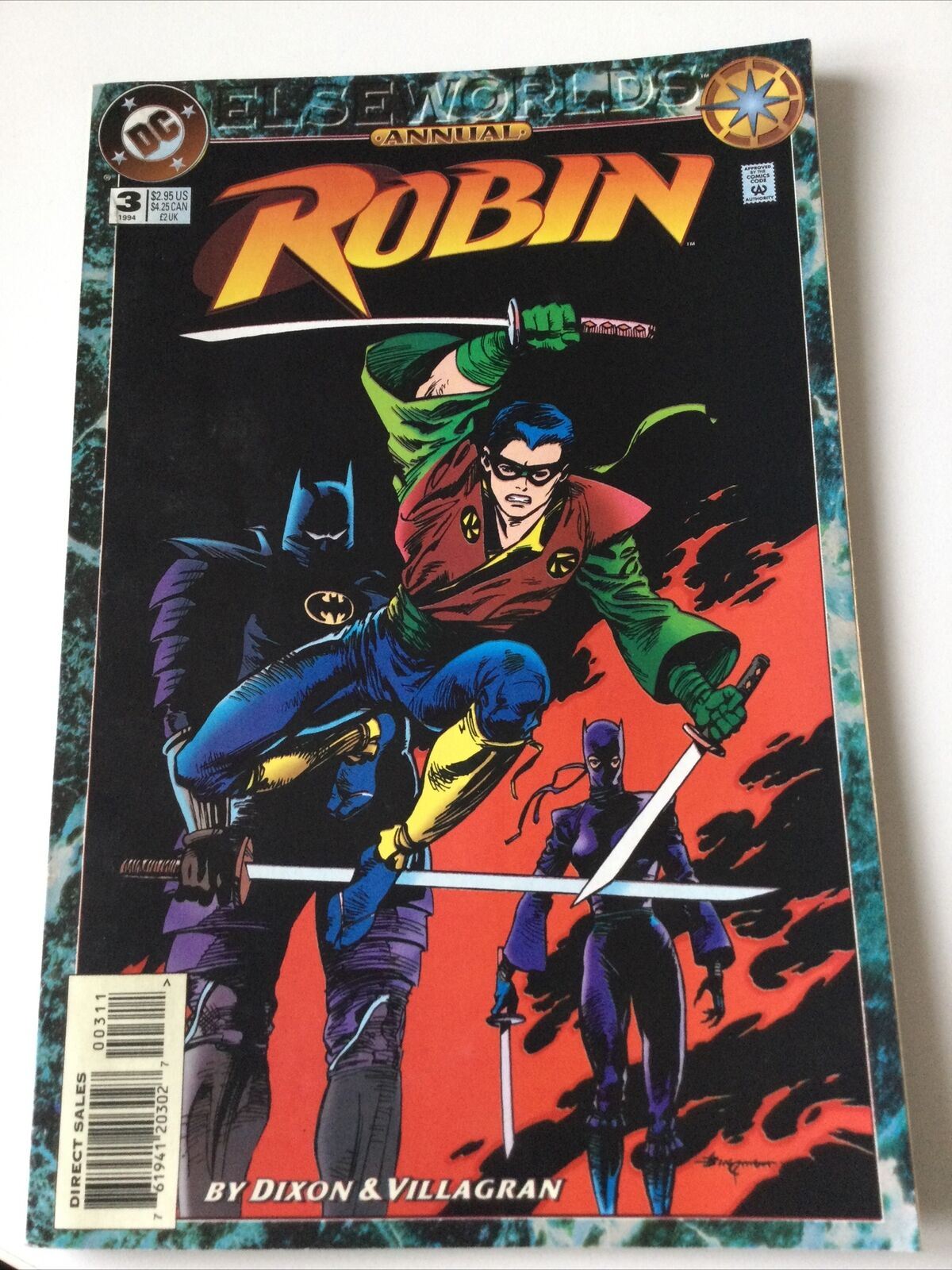 Robin Annual #3 DC Comics Batman 1994 Elseworlds Vintage 90s Dixon Villagran