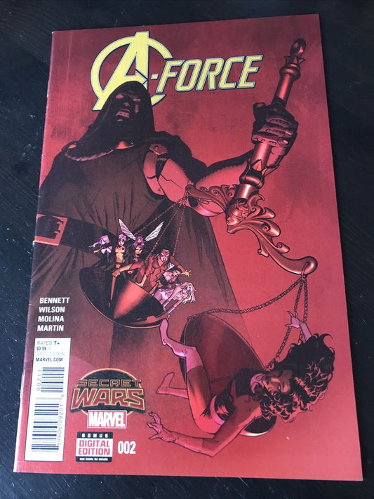 Marvel Comic Secret Wars A-Force Bonus Digital Edition #002 Sep 2015 NM Bennett