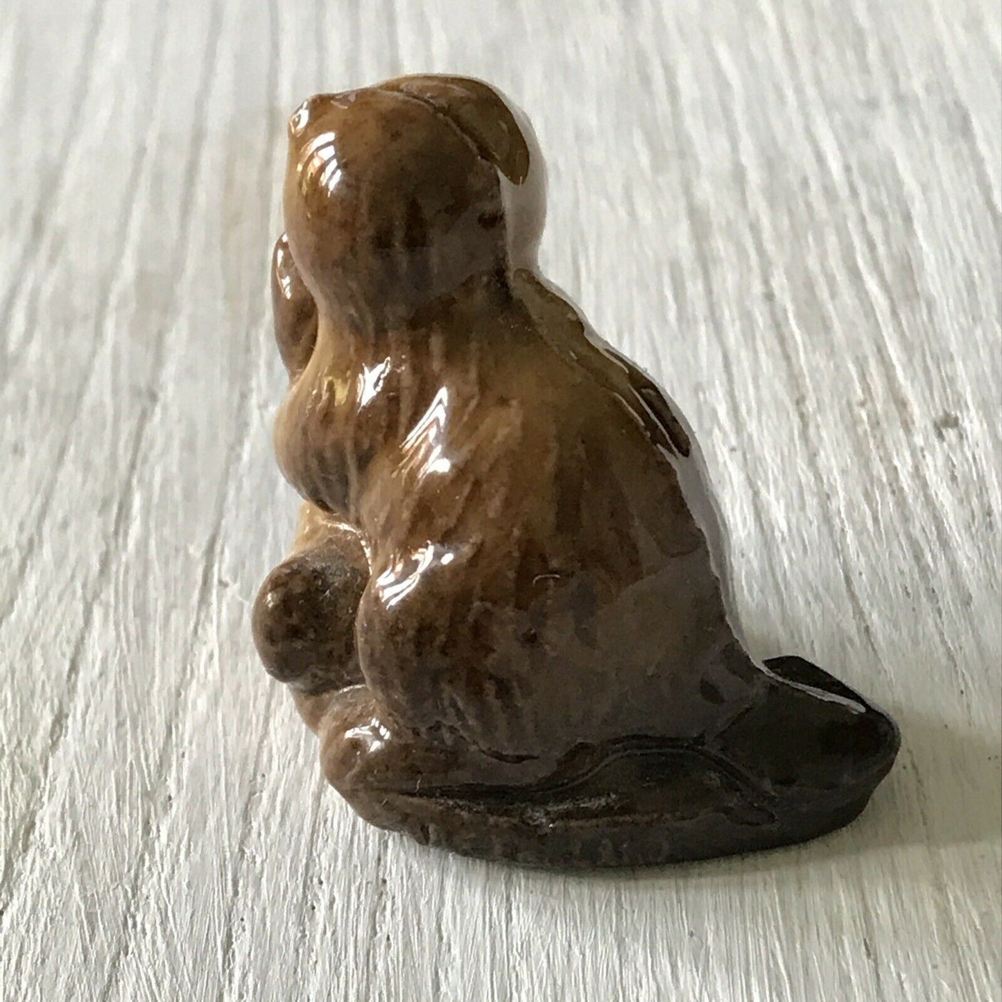 Wade Whimsie Beaver 🦫 Tiny Ornament Ceramic Cute Retro Vintage