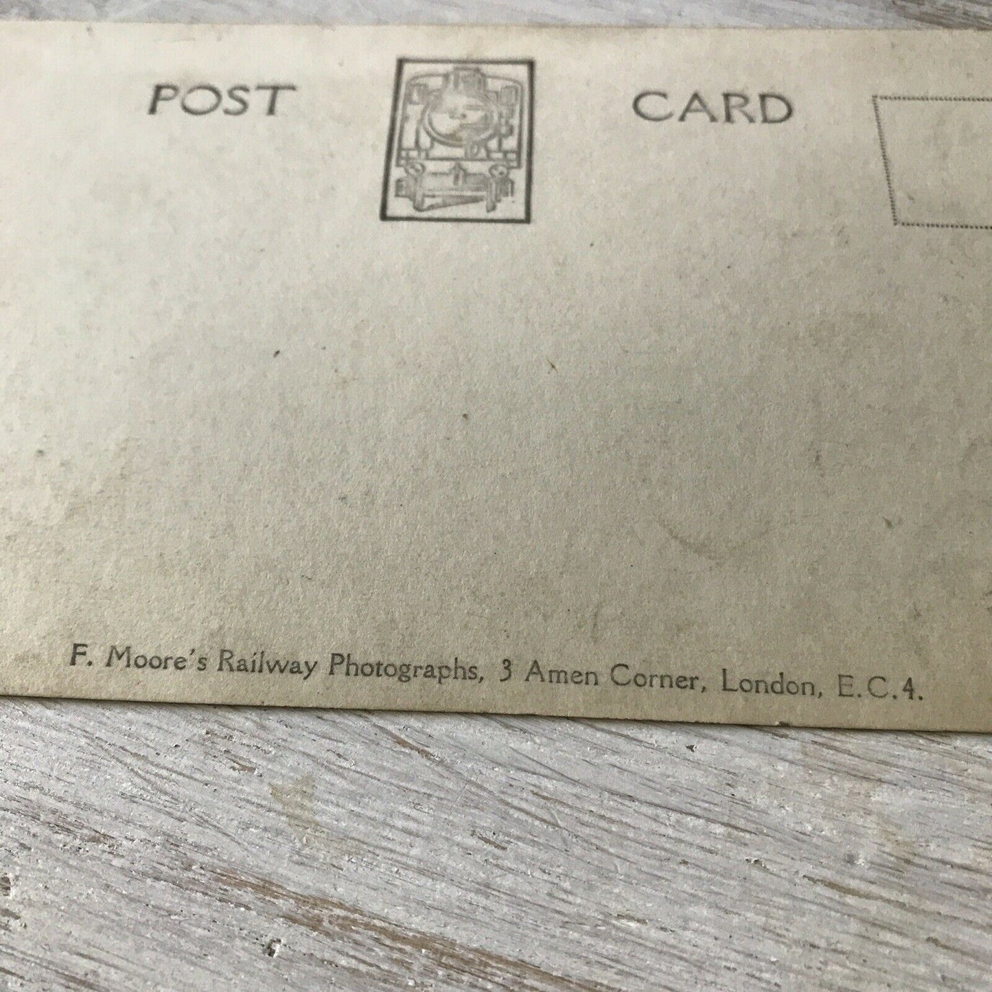 Vintage Railway Postcard Train Black And White LNER 2615 RP F Moore