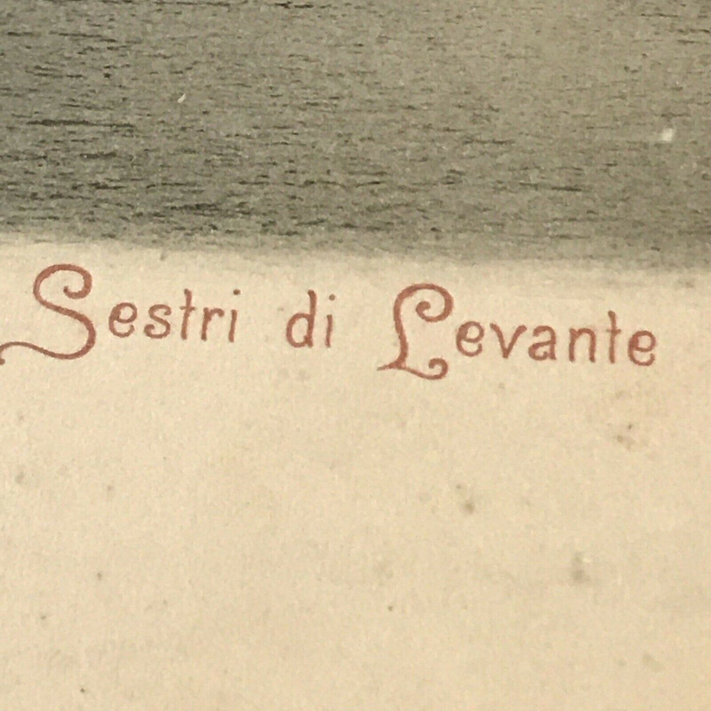 Vintage Postcard Sestri Di Levante Black And White Boats Pier Jetty