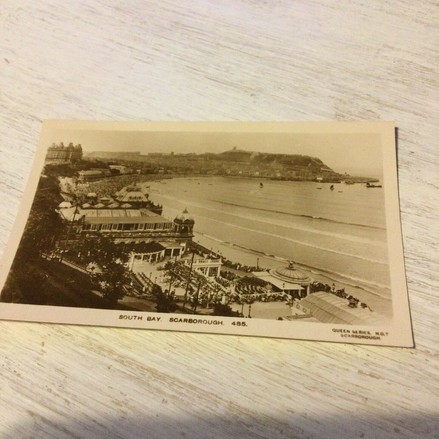 Vintage Postcard - South Bay SCARBOROUGH - Coastal View - Beach - Promenade - Real Photo