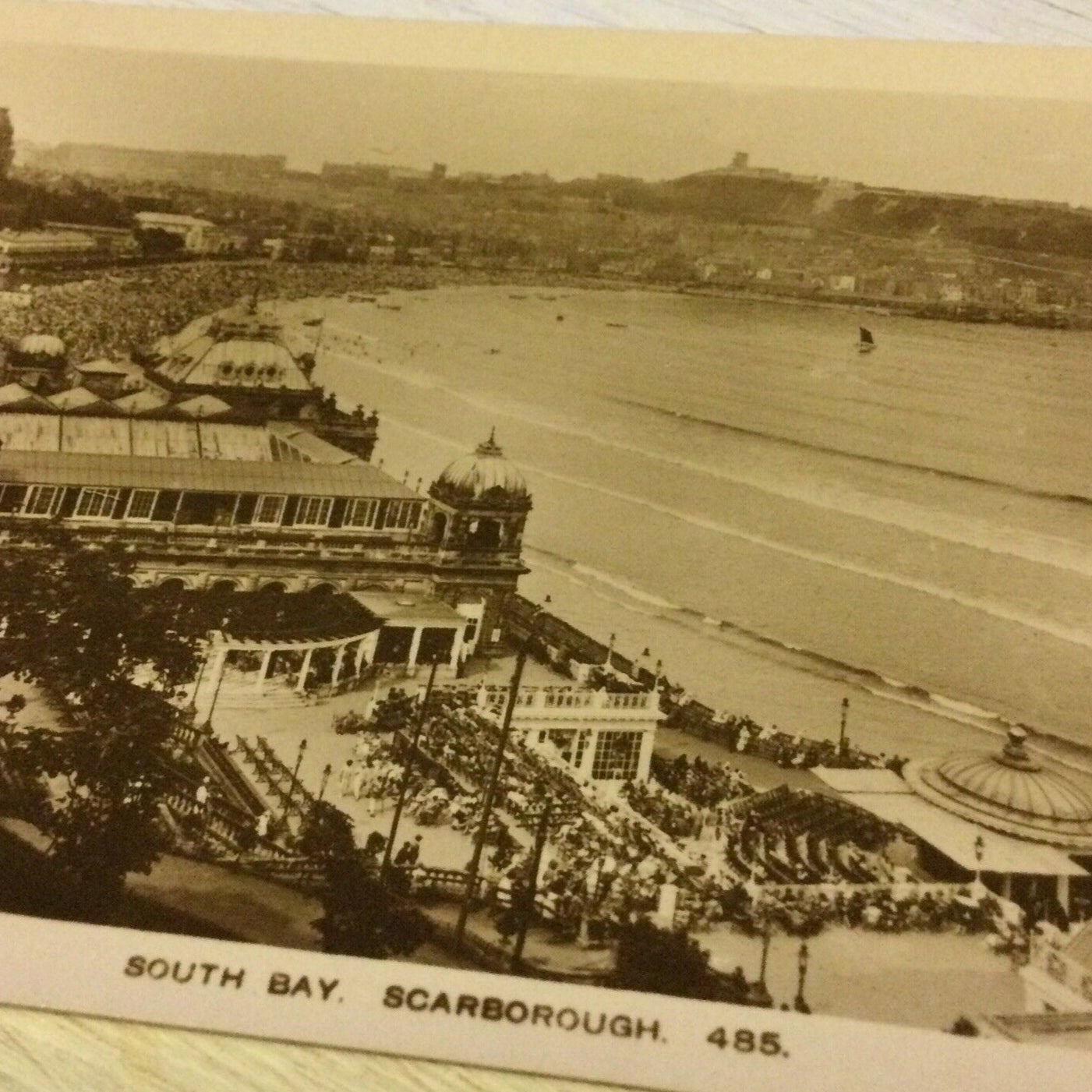Vintage Postcard - South Bay SCARBOROUGH - Coastal View - Beach - Promenade - Real Photo