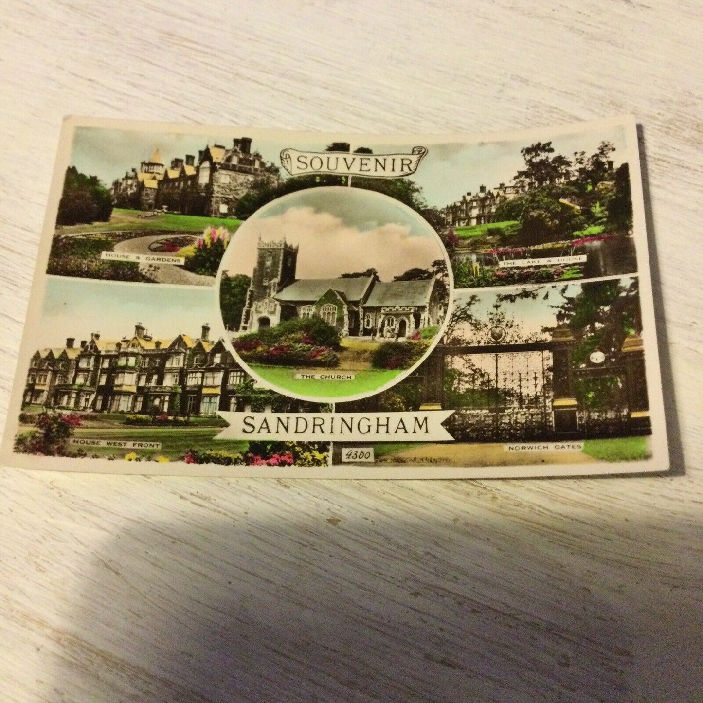 Vintage RP Postcard - ENGLAND - Sandringham Souvenir Memorabilia Tinted