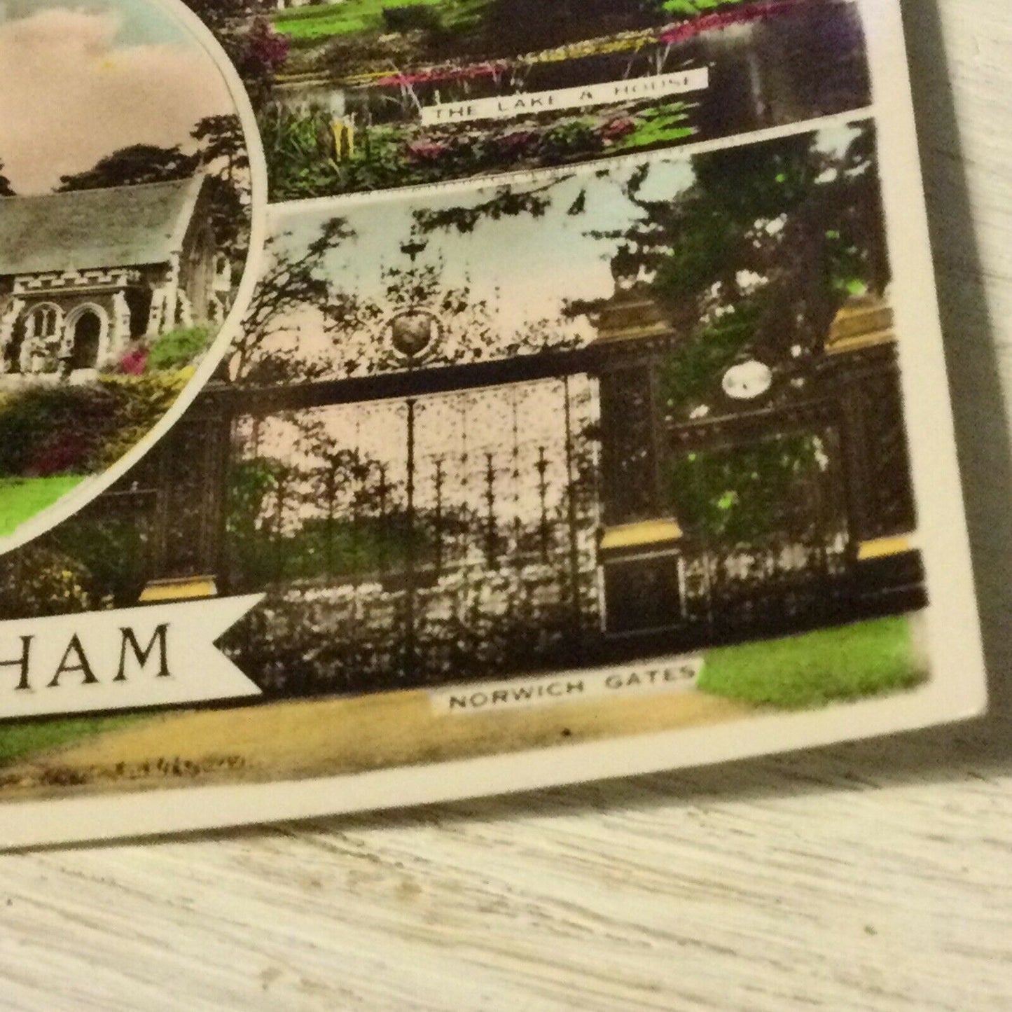 Vintage RP Photograph Sandringham Souvenir Memorabilia Tinted