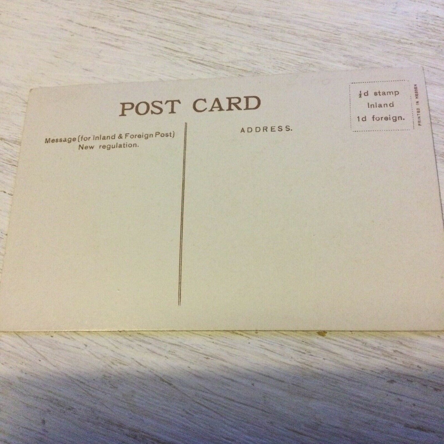 Vintage Postcard - England - Church Street Seaford - The Old Plough Inn - St. Leonard's Church
