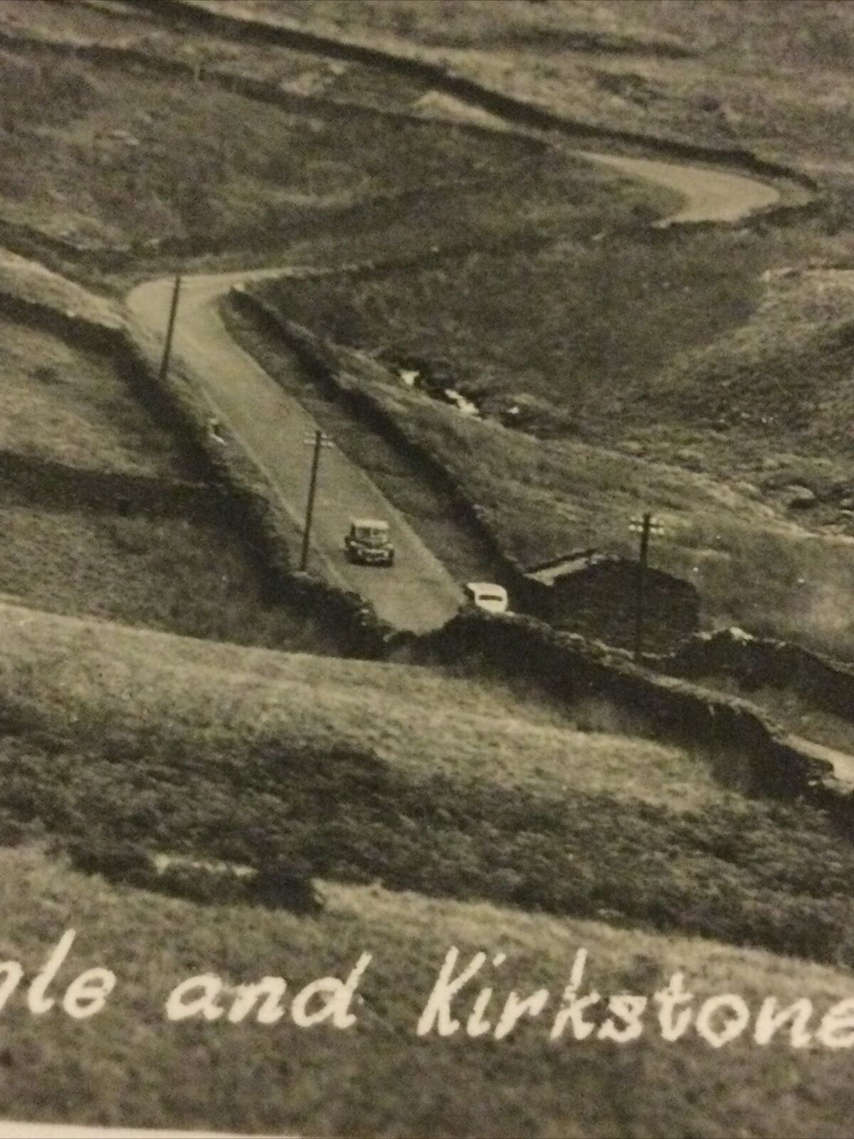Vintage Postcard - ENGLAND - The Struggle & Kirkstone Inn Cumbria Mountains