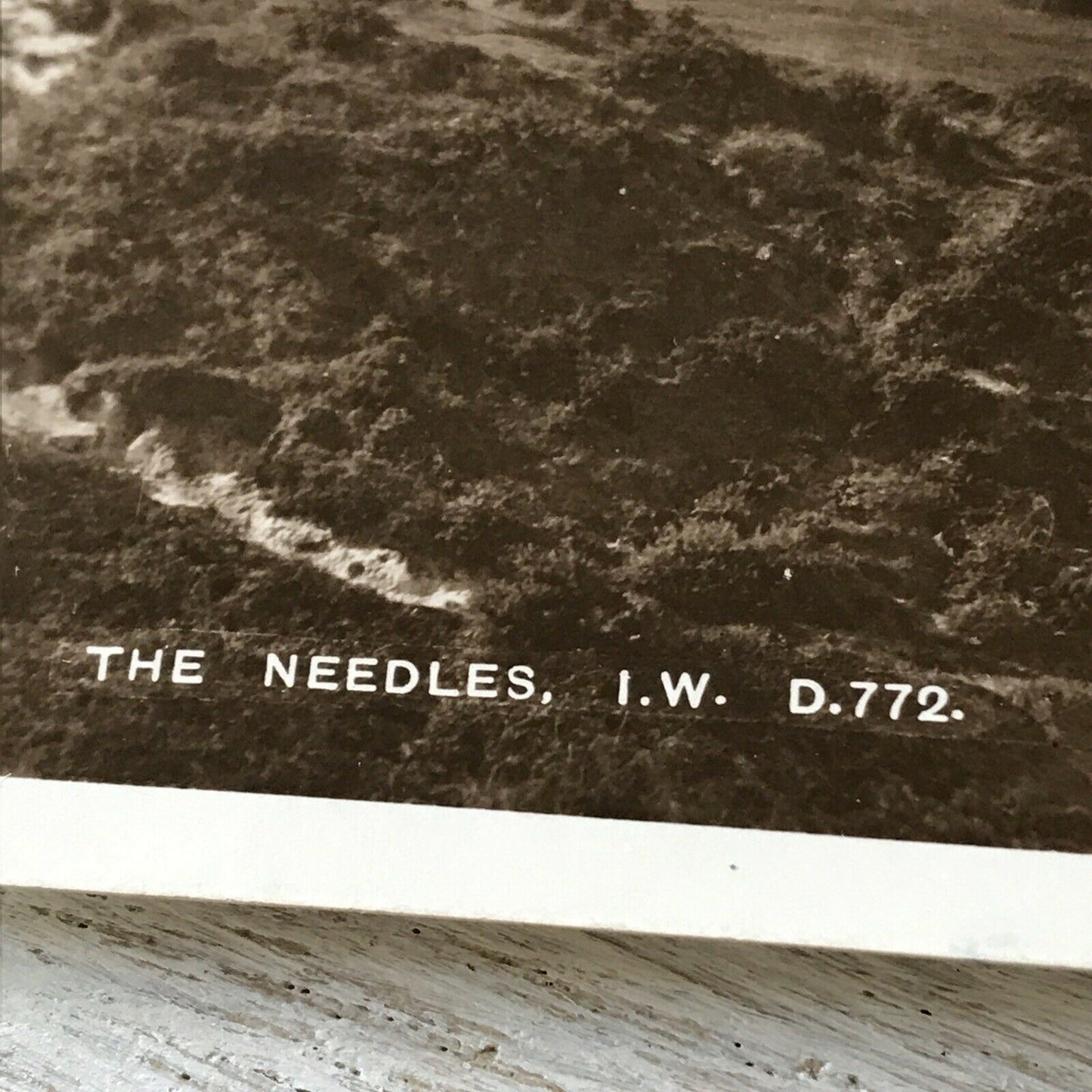 Vintage Postcard The Needles Isle Of Wight RP Cliffs Sea Scape Rocks
