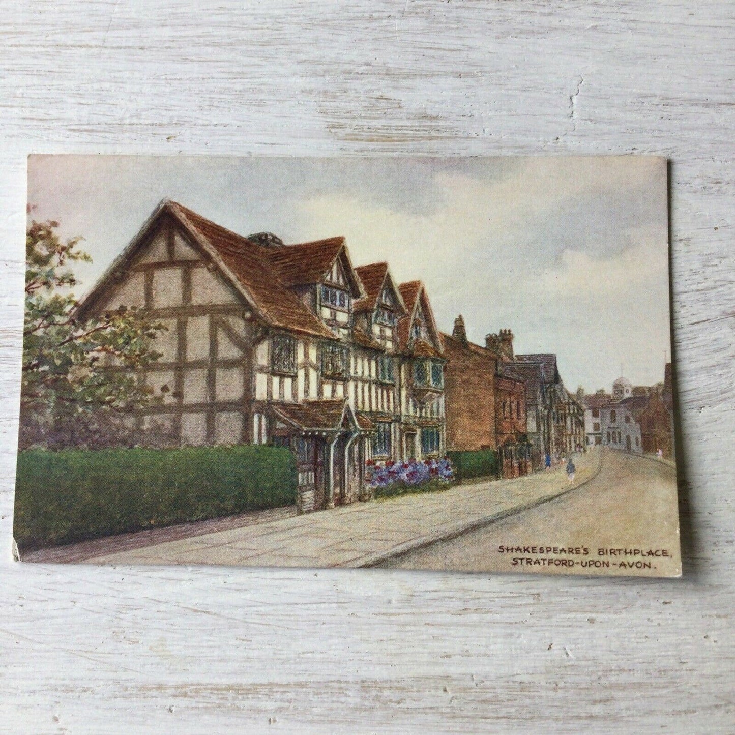 Vintage Postcard Picture Of Shakespeare's Birthplace. Stratford Upon Avon. J Salmon. Unposted.