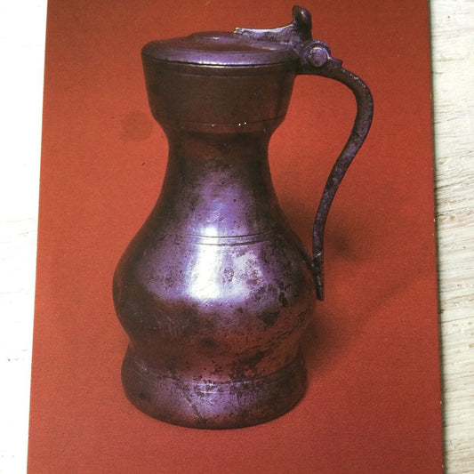 Picture Postcard - Pewter Flagon From The Mary Rose