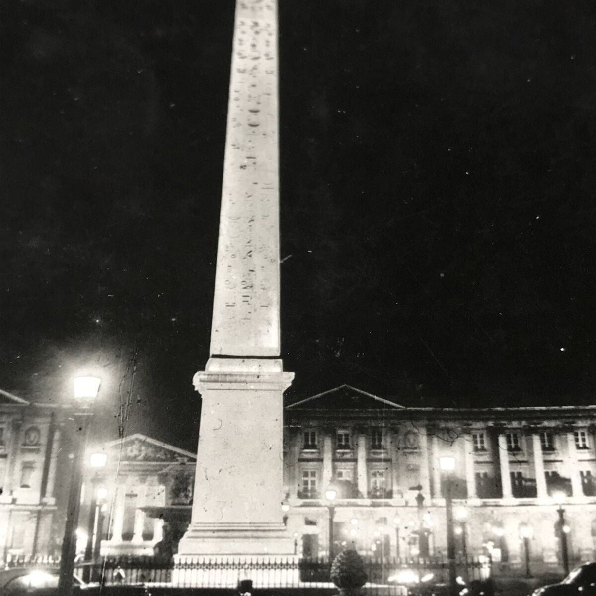 Vintage Postcard - FRANCE - Paris - Louqsor Obelisk - Place De La Concorde - Madeleine Church RP