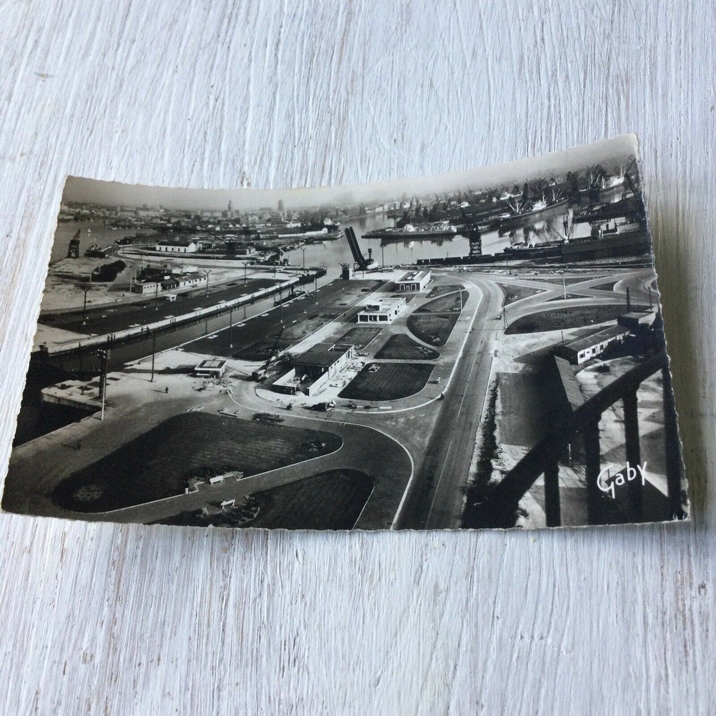 Vintage Postcard - FRANCE - Dunkerque North Harbour - View From Lighthouse - Industrial