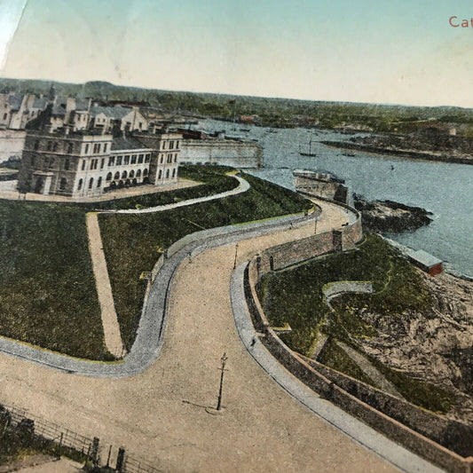 Vintage Postcard - ENGLAND - Plymouth Cattewater & Citadel Tinted 1931 1930s