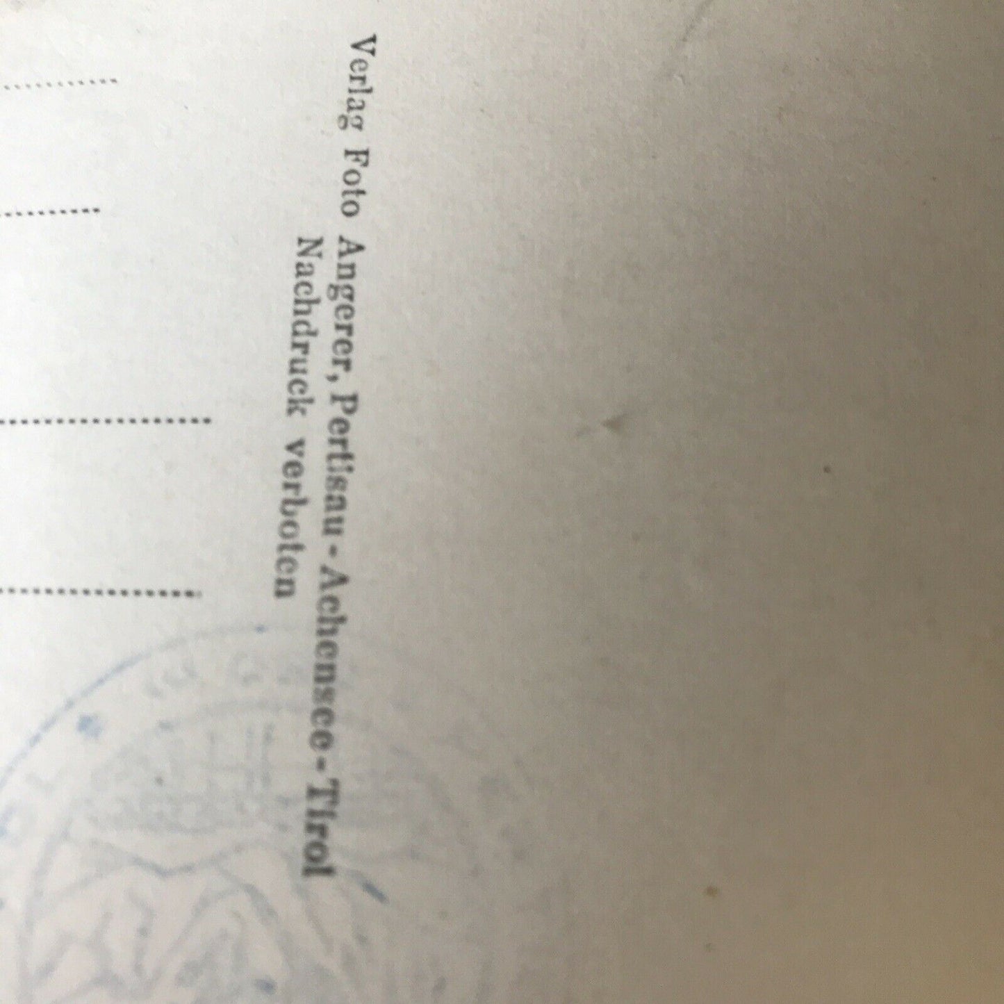 Vintage Postcard Mountains And Lake The Tirol? Black & White