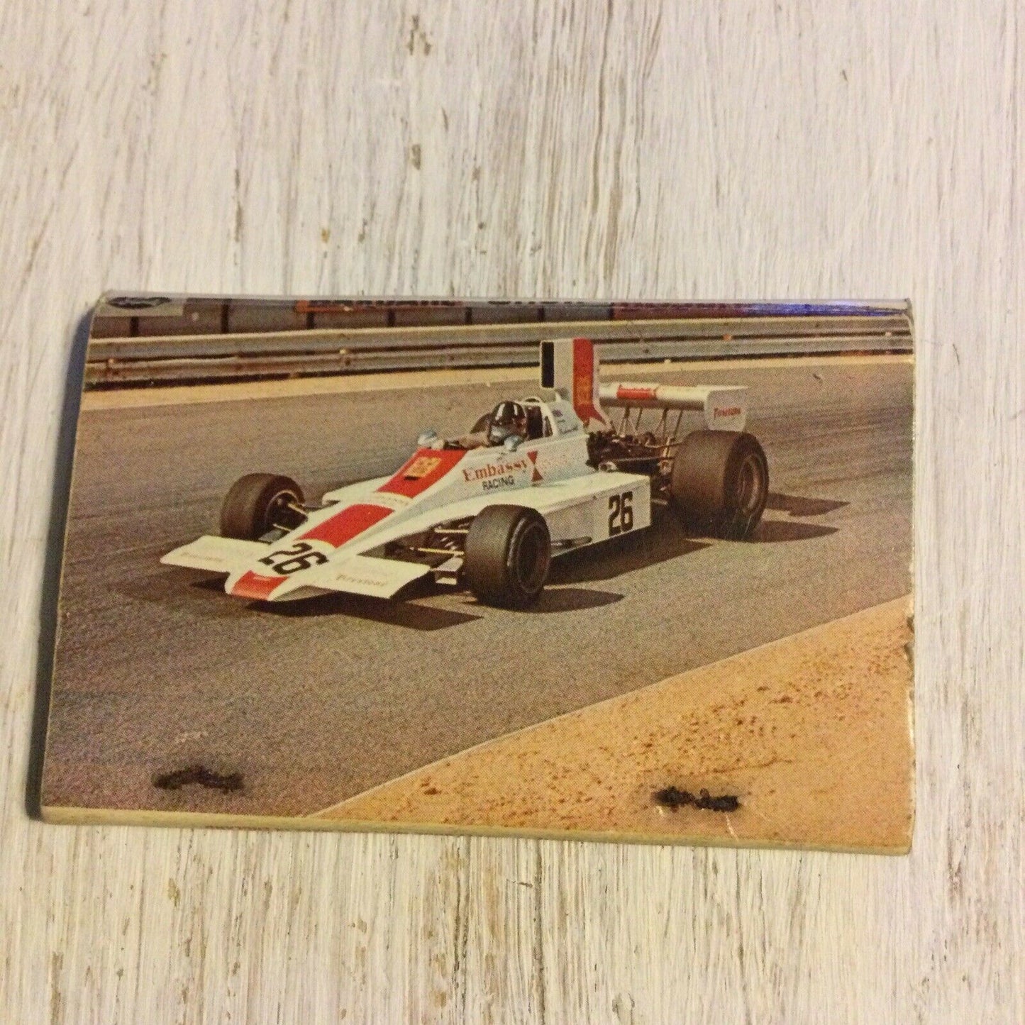 Embassy Matchbook / Matchbox - Motor Racing Memorabilia - Embassy Racing Car Photo