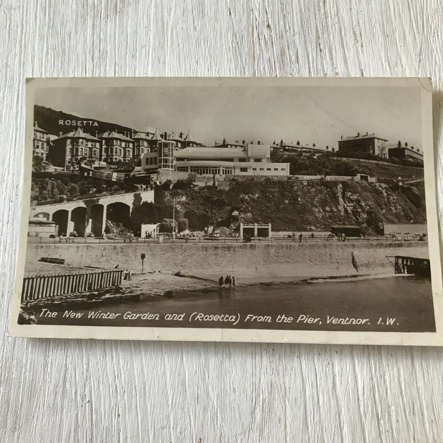 Isle Of Wight Memorabilia - Vintage Postcard - Ventnor Winter Garden - Rosetta Hôtel