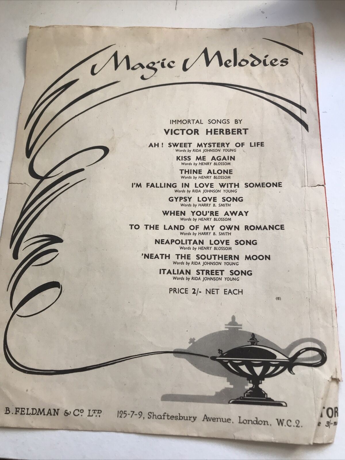 Vintage Sheet Music From Doris Day 1949 Film My dream is Yours I’ll String Along