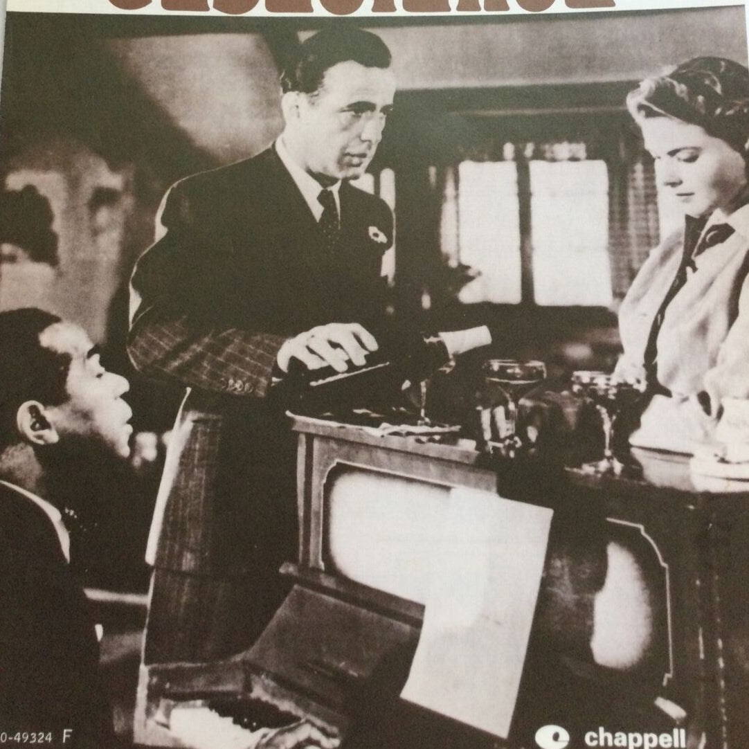 As Time Goes By - Vintage Sheet Music From Casablanca - Annotated -  Hupfeld Bogart