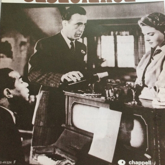 As Time Goes By - Vintage Sheet Music From Casablanca - Annotated -  Hupfeld Bogart