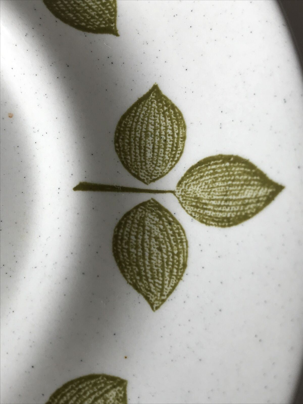 Spare Saucer J G Meakin Maidstone Tulip Time Cream With Green Leaves. 6" diameter.