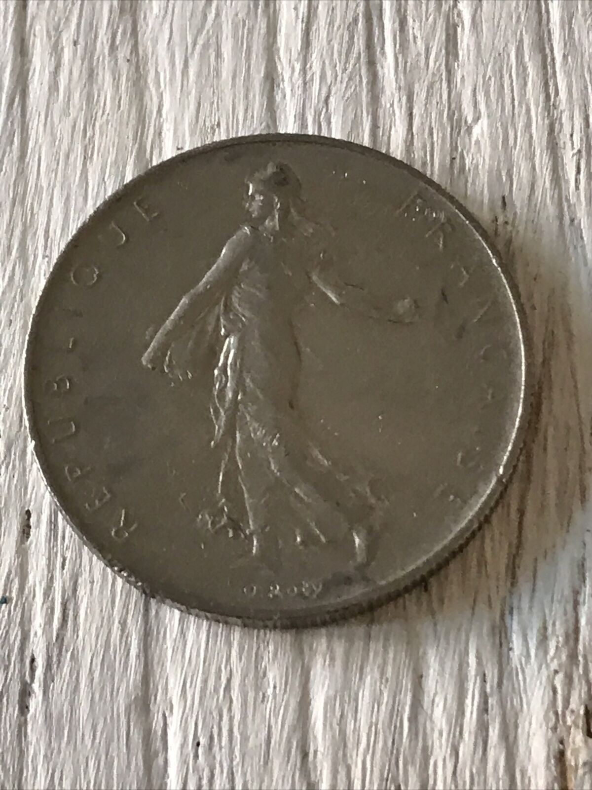 1968 1 French Franc Coin France